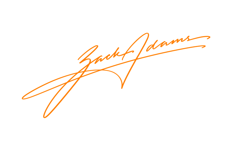 Zach Adams signature